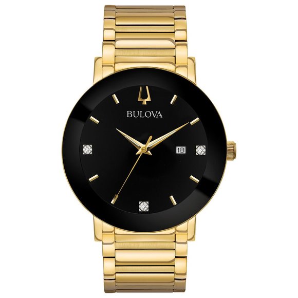 Bulova Diamond Accent Date Men's Watch! - Picture 1 of 4
